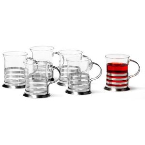 Leonardo 017588 Theeglazen, 6 stuks