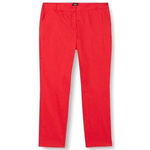 Pinko Beau pantalon lin stretch �élégant pour femme, R48_rouge Formula1, 42