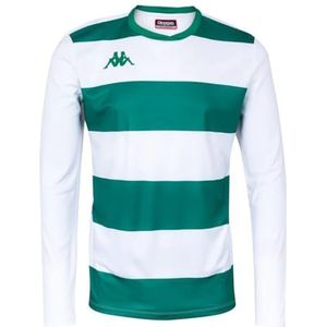 Kappa Casernhor LS Voetbalshirt voor heren, Wit/Groen