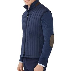 Hackett London Channel vest heren jas, Blauw (marineblauwe blazer)