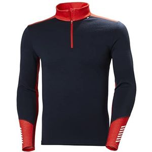 Helly Hansen LIFA Merino Midweight 1/2 Zip T-shirt voor heren, 1/2 ritssluiting