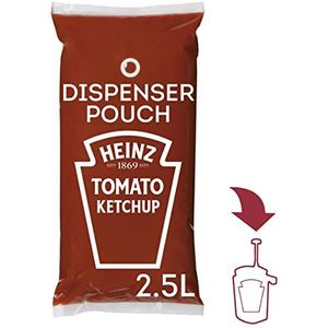 Heinz Tomato ketchup dispenserzakken, 3 x 2,5 l, 3 stuks