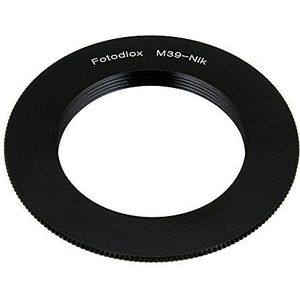 Fotodiox Lensadapter, compatibel met M39/L39 (x1 mm pitch) lenzen op Nikon F-Mount camera's