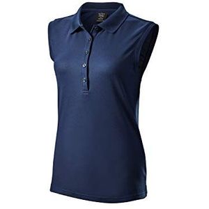 Wilson poloshirt dames mouwloos polyester, Blauw