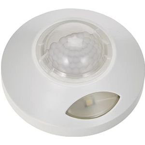 GEV 000360 LED trapverlichting LLL 360 met 120° bewegingsmelder, werkt op interne of externe batterij, wit