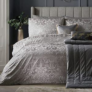 Laurence Llewelyn-Bowen - Firenza – jacquard beddengoed – tweepersoonsbed in zilver