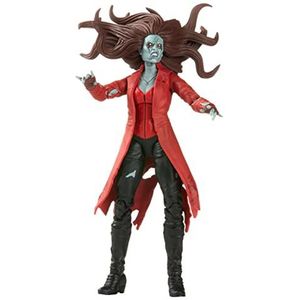 Marvel Legends Series MCU Disney Plus Zombie Scarlet Witch Marvel actiefiguur, 2 accessoires, 1 element Build-A-figuur