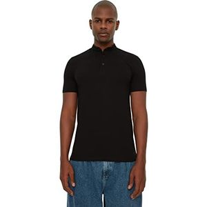 Trendyol poloshirt heren, zwart.