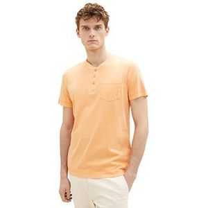 TOM TAILOR t-shirt heren, 2225, oranje stonewashed