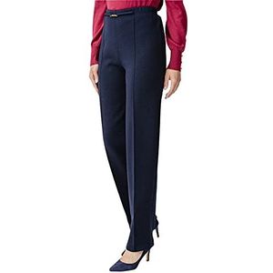 Damart - Milano Thermolactyl mesh-broek voor dames, slim fit, Navy Blauw