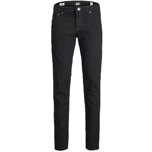 JACK & JONES JUNIOR Low Waist Slim Fit Jeans JJIGLENN JJORIGINAL Black Denim