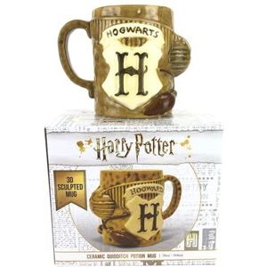 Harry Potter Mok 20oz / 568ml van keramiek 3D - Zwerkbal