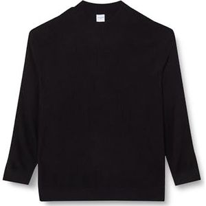 JACK&JONES PLUS Jorkyle gebreide herentrui met rolkraag, zwart, 4XL, zwart.