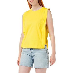 United Colors of Benetton T-shirt 3096d1049 T-shirt voor dames (1 stuk), Geel 35r
