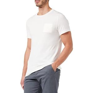 s.Oliver Heren T-shirt met mouwen, wit, M, Wit