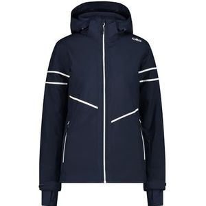 CMP - Veste à capuche zippée pour femme, Noir Bleu, L