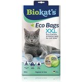 Biokat's Eco Bags XXL, zak om in het kattentoilet te leggen voor hygiënische kattenbakvulling, 1 verpakking (1 tot 12 zakken)