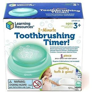 Learning Resources 2 minuten timer voor het tandenwassen van Learning Resources voor kinderen, vanaf 3 jaar