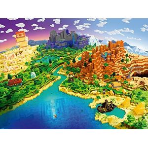 Puzzel World Of Minecraft (1500 Stukjes)