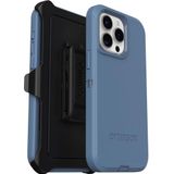 OtterBox Defender beschermhoes voor iPhone 15 Pro Max, schokbestendig, valbescherming, ultra-robuust, beschermhoes, ondersteunt 5 x meer vallen dan militaire standaard, blauw