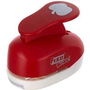 Fixo Kids 62951 perforator appel, 2,5 cm, middelgroot, rood