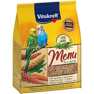 Vitakraft Menu - Complete voeding voor parkieten - 3 kg vershoudzak