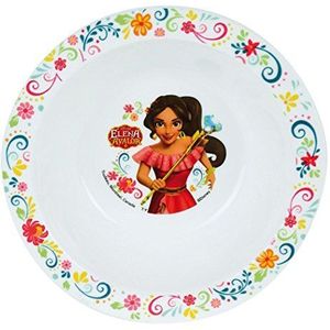 FUN HOUSE 00551 Disney Elena D'AVALOR schaal voor kinderen, polypropyleen, 16 x 16 x 4 cm, wit