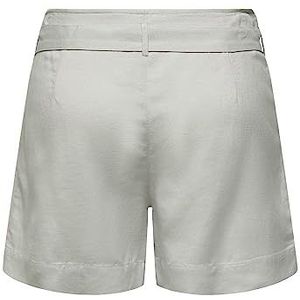 ONLY Onlviva Life Hw Belt Shorts Pnt Noos korte dames, Storm Gray