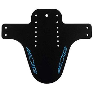 AZONIC Splatter Fender Spatbord voor mountainbike, zwart/blauw, spatbord voor fiets voor rug en gezicht, spatbord met universele pasvorm, geschikt voor mountainbike, trekking, e-bike, BMX enz.