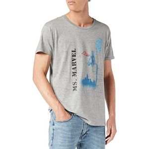 Marvel T-shirt, grijs, melange, XL, Grijs Melange