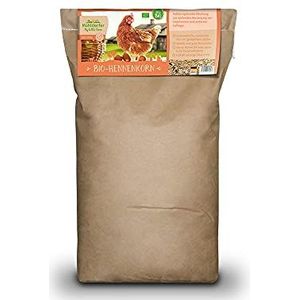 My Little Farm Biologische kippenkorrel 10 kg voor legkippen en ander gevogelte, natuurlijke volkorenmix, rijk aan vitale materialen