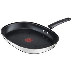 Tefal Emotion Vispan 36 cm, antiaanbaklaag, dikke basis, gelijkmatige warmteverdeling, elegantie, robuuste handgreep, inductie, kookindicator E3021204