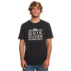 Quiksilver Logo Print Ss T-shirt voor heren (1 stuk)