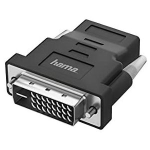 Hama 00200338 DVI / HDMI-adapter [1 x stekker Engels - 1 x DVI-D mannelijk] zwart