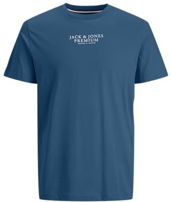 Jack & Jones Jprbluarchie Ss Tee Crew Neck Noos T-shirt voor heren, oceanview