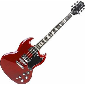 Rocktile Pro S-R elektrische gitaar (rood)