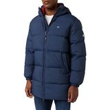 Tommy Jeans Tjm Essential Down Parka donsjack voor heren, Navy Blauw