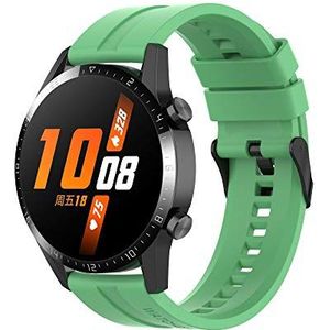 Wownadu Armband compatibel met Huawei Watch GT2 46 mm - Van silicone - Sportaccessoire - Waterdicht - Reservearmband voor dames en heren (geen horloge)