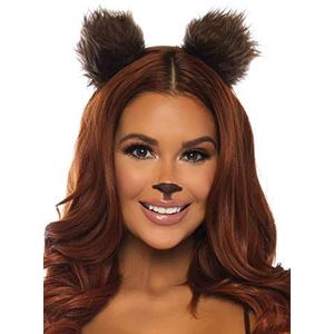 Leg Avenue Bear Ear Headband, Bruin (Brown), (fabrieksmaat: One sizeUK 6-12), Bruin