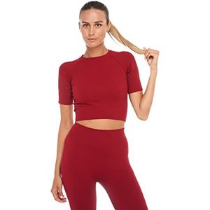Heart And Soul Corta Nora Infinity Sports Bra T-shirt voor dames, amaranth