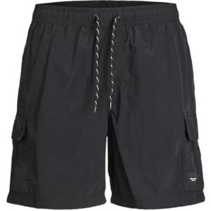 JACK & JONES Jpstnaxos Jjcargo Swim Akm Jpstnaxos Jjcargo Swim Akm Heren (1 stuk), zwart., XXL