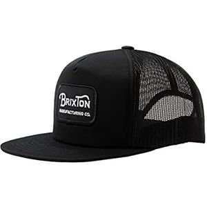 BRIXTON Grade Cap Unisex Baseball Cap, zwart/zwart