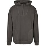 Urban Classics overdyed camp heren hoodie, Blackbird