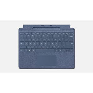 Microsoft Surface Signature Keyboard, saffierblauw, compatibel met Surface Pro 8, Pro 9 en Pro X (Azerty-toetsenbord)