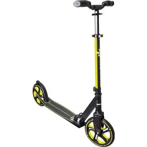 Muuwmi aluminium pro step 215mm ABEC 7 voor kinderen en volwassenen, GS goedgekeurd, in hoogte verstelbaar, limoengroen