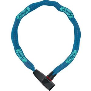 ABUS Catena 6806K Kettingslot Neon Blue – fietsslot met kunststof ommanteling – vierkante ketting met ABUS veiligheidsniveau 6 – 85 cm – blauw