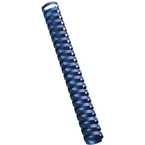 Renz Kunststof binding met 21 ringen voor DIN A4 28 mm blauw