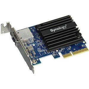 Synology E10G18-T1 netwerkadapter - PCIe 3.0 x4 laag profiel - 10 GB Ethernet x 1 - voor Disk Station DS1618, RackStation RS1219, RS2418, RS2818, RS3618, RS818