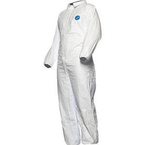DuPont Tyvek 500 Industry | Beschermende kleding tegen chemicaliën, categorie III, type 5 en 6, wit, maat XL