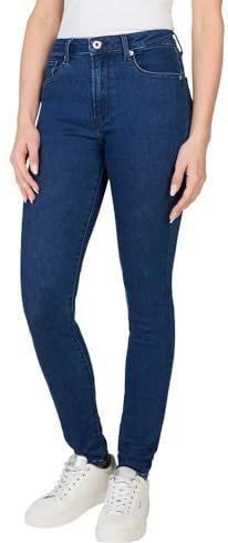 Pepe Jeans Super Skinny Jeans Hw Pl204738 Damesjeans, Blauw (Denim-du3)